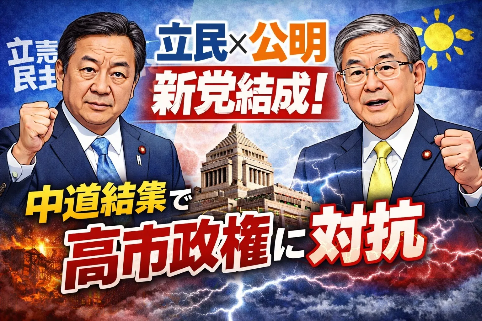 【YouTube新聞】立民・公明「中道結集」呼びかけ新党立ち上げへ｜気になる創価学会票の影響は？