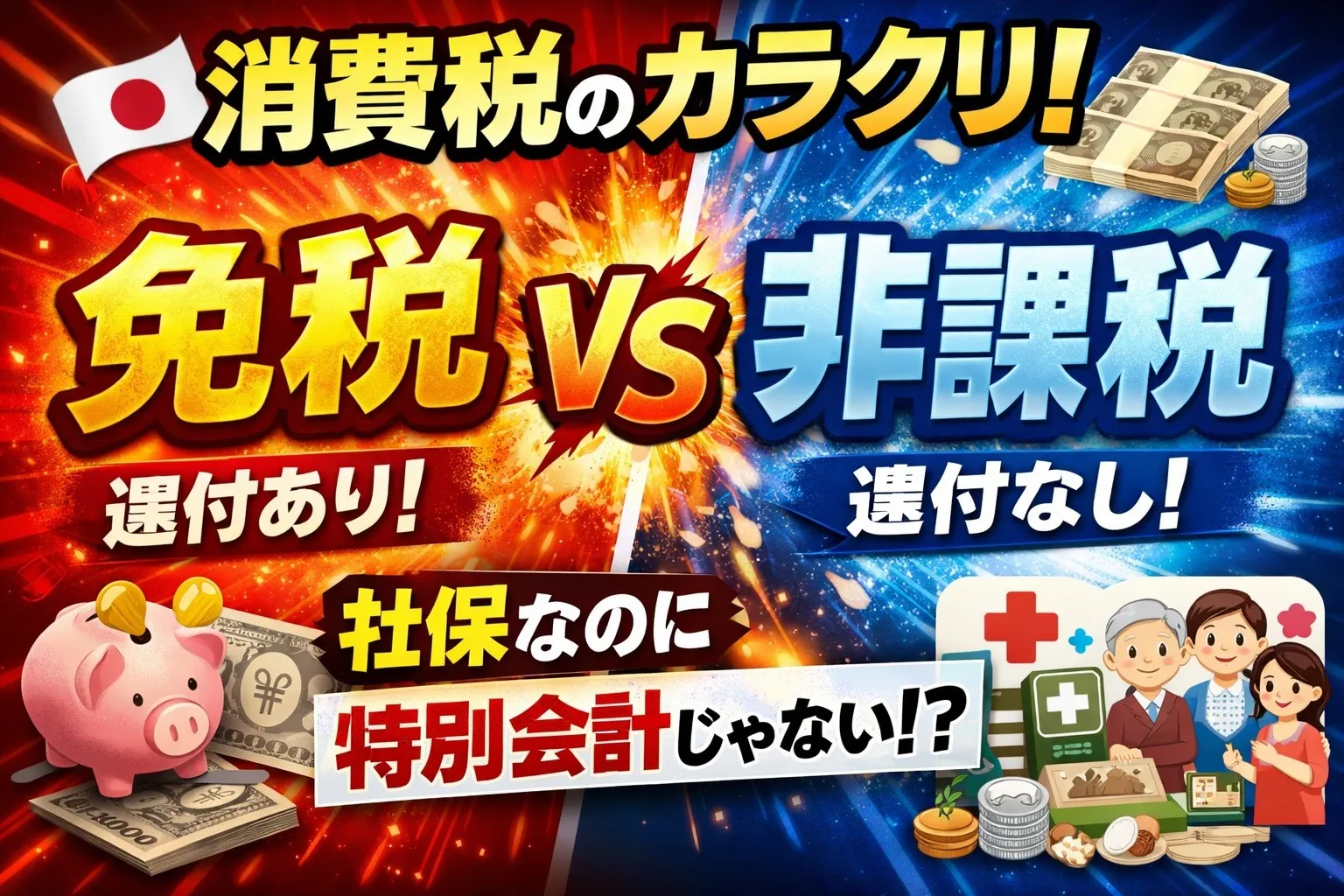 【YouTube新聞】消費税のカラクリ｜免税(ゼロ税率)と非課税の違いは？